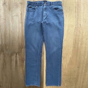 RVCA DAGGERS DENIM STRAIGHT LEG JEANS MEN’S sz 34W 32L Blue